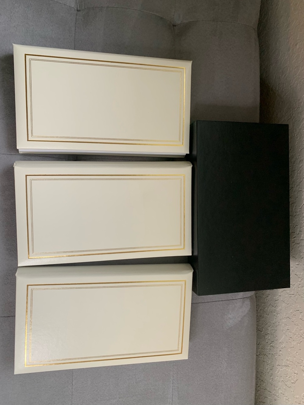MUJI VTG Minimalist Polypropylene 3 Albums 30pg 120 slip in photos 5x5 and boxes